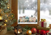 Christmas Village Window Sticker Creative Windows