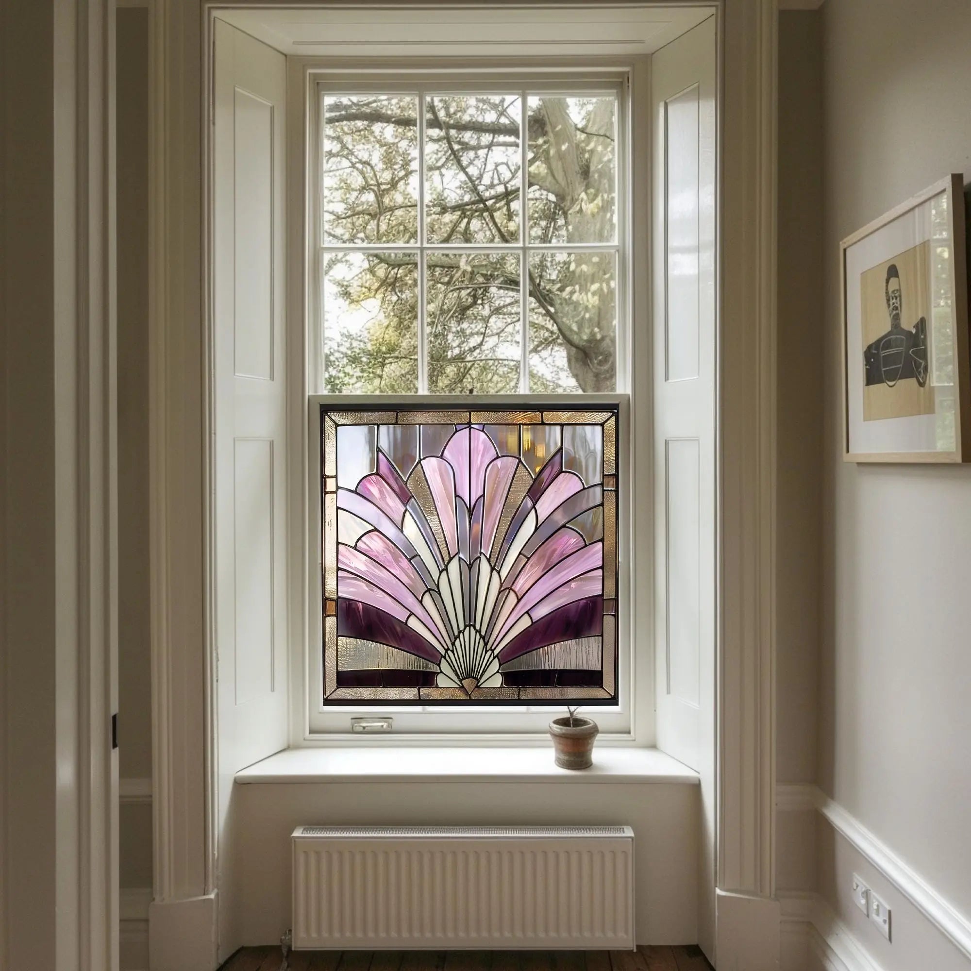 Lusia Stained Glass Privacy Window Film Creative Windows