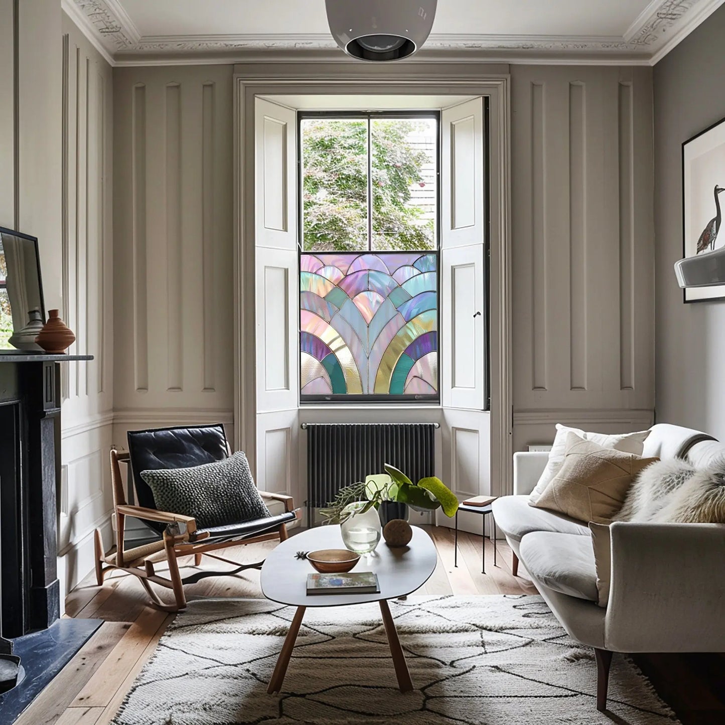 Nosate Stained Glass Privacy Window Film Creative Windows