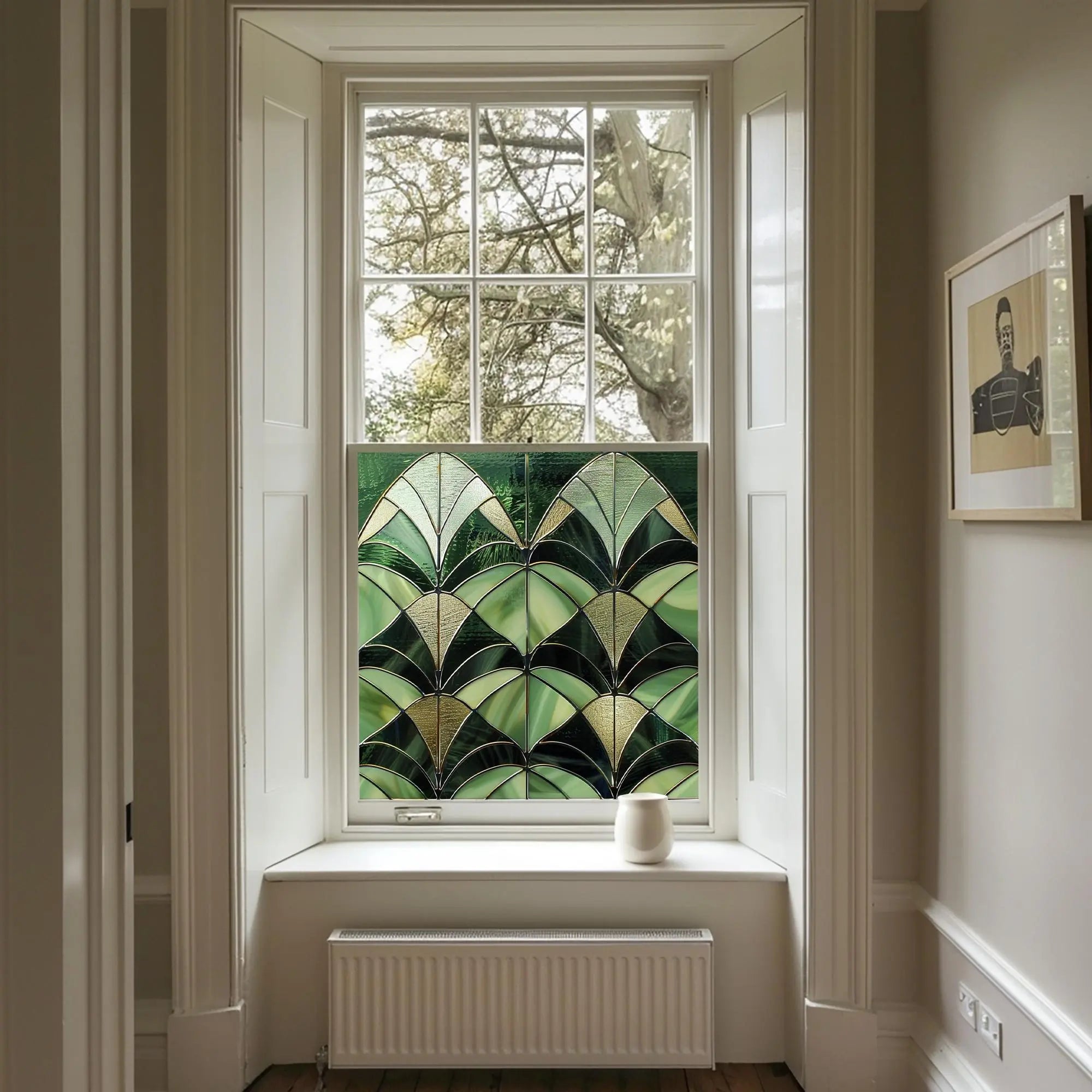 Tineo Art Deco Window Film For Privacy Creative Windows