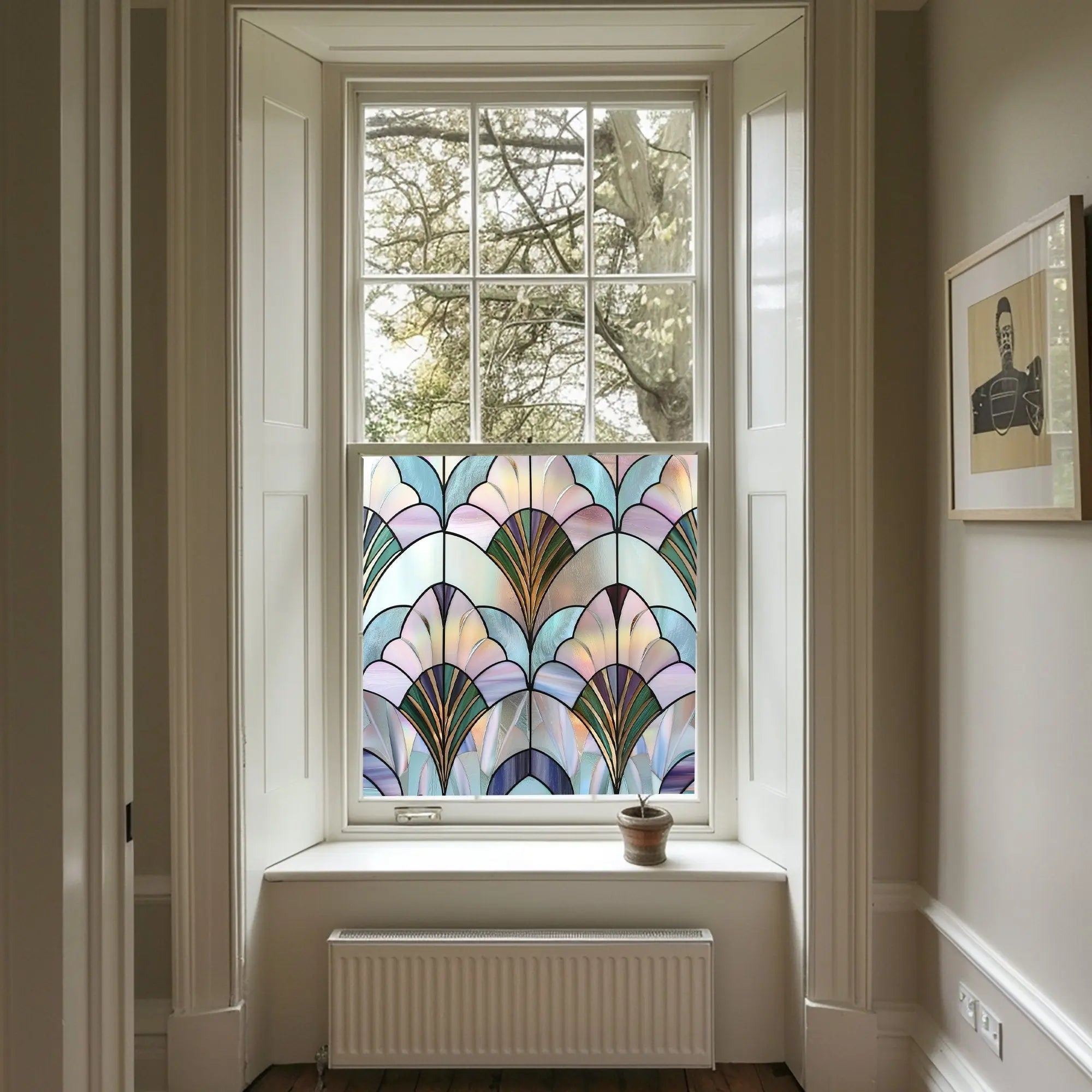 Suzzara Privacy Stained Glass Window Film Creative Windows