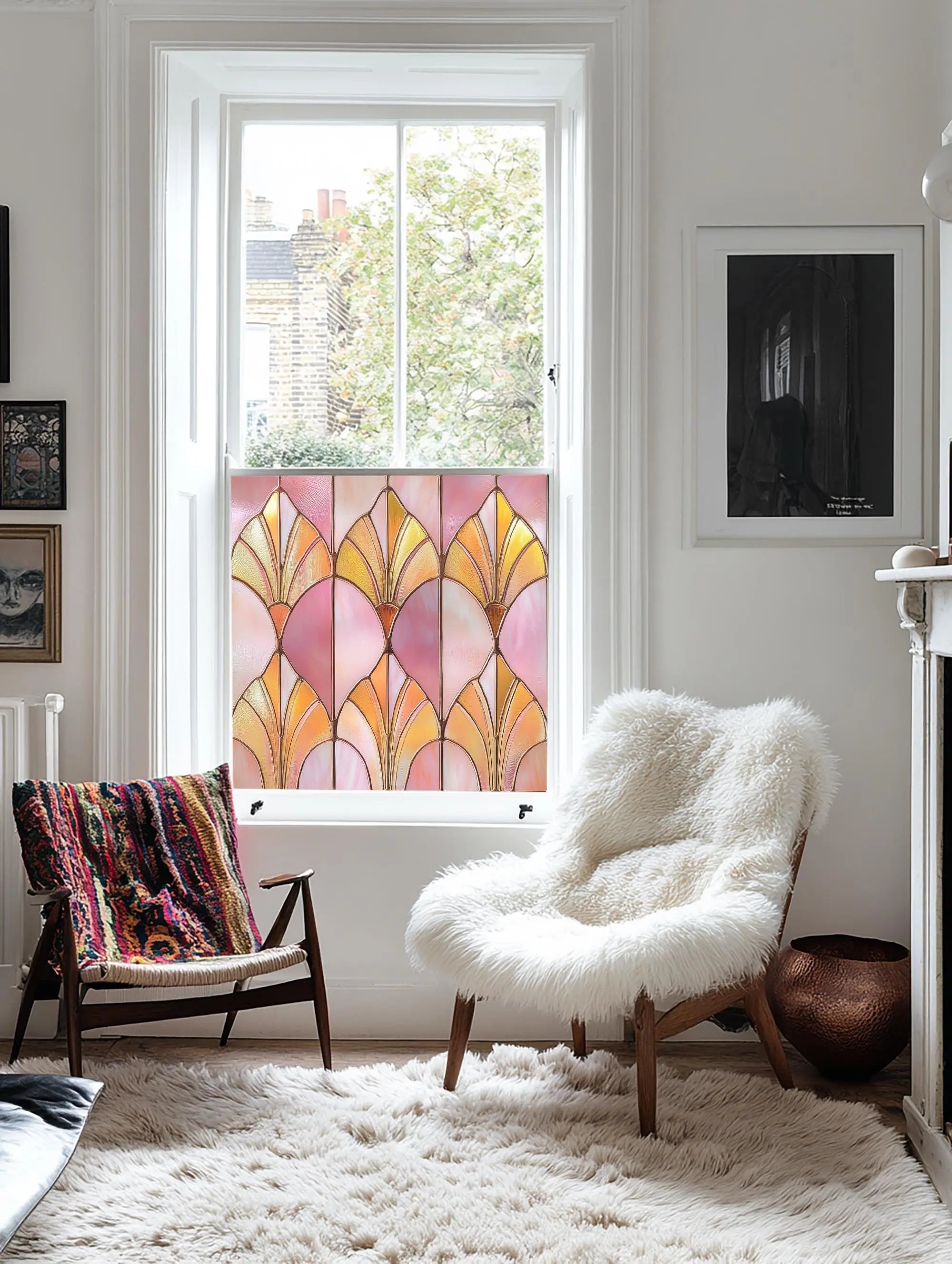 Orani Stained Glass Privacy Window Film Creative Windows