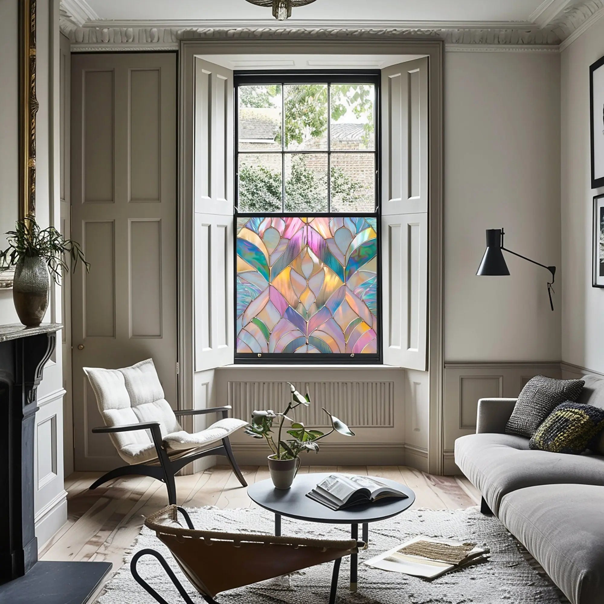 Vigonza Privacy Stained Glass Window Film Creative Windows