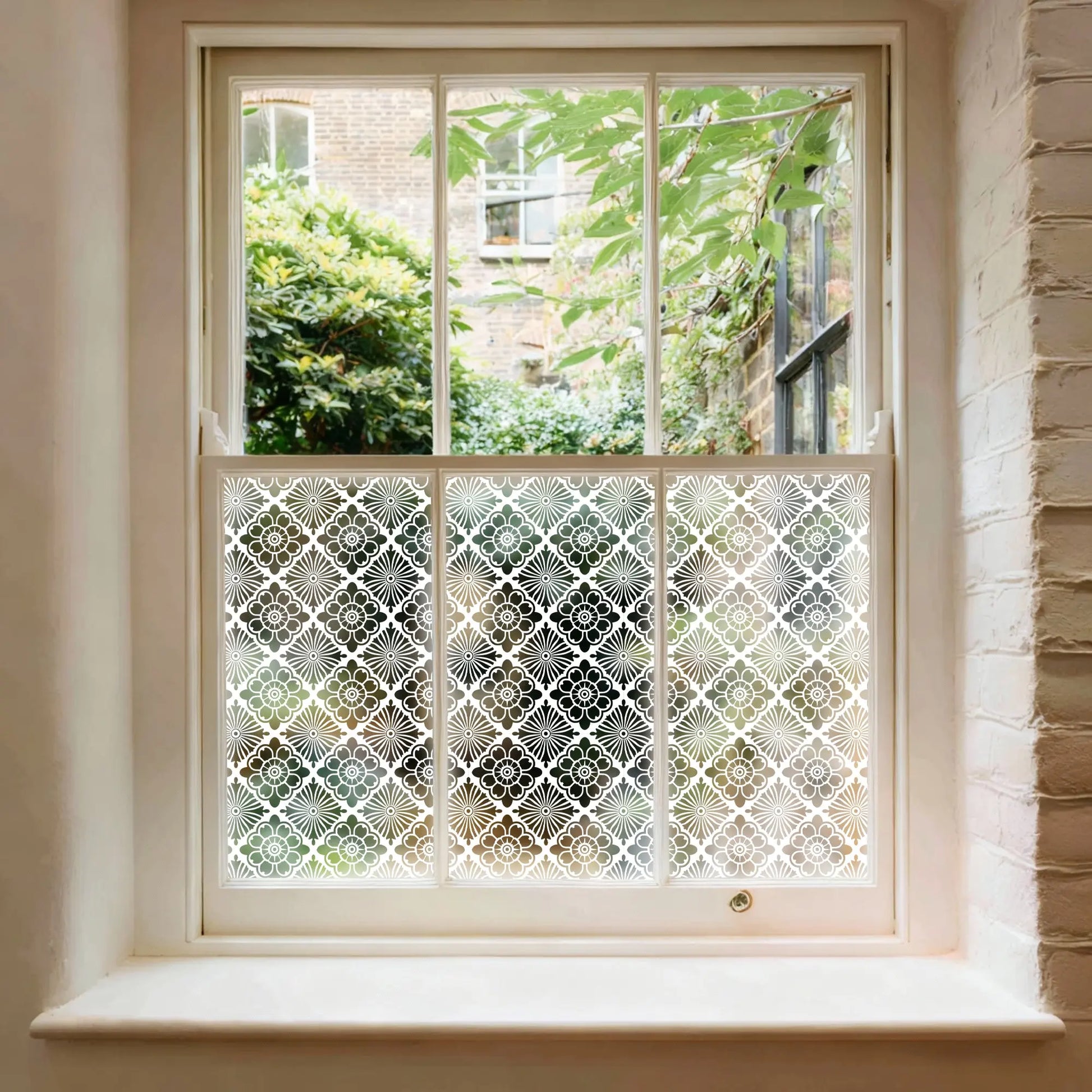 Cremeno Frosted Patterned Privacy Window Film Creative Windows