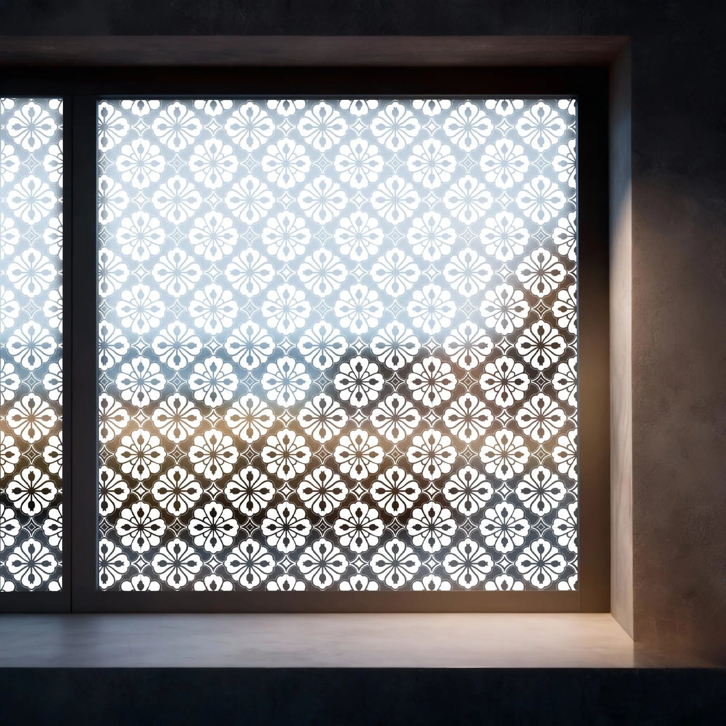 Cremenaga Patterned Frosted Privacy Window Film Creative Windows