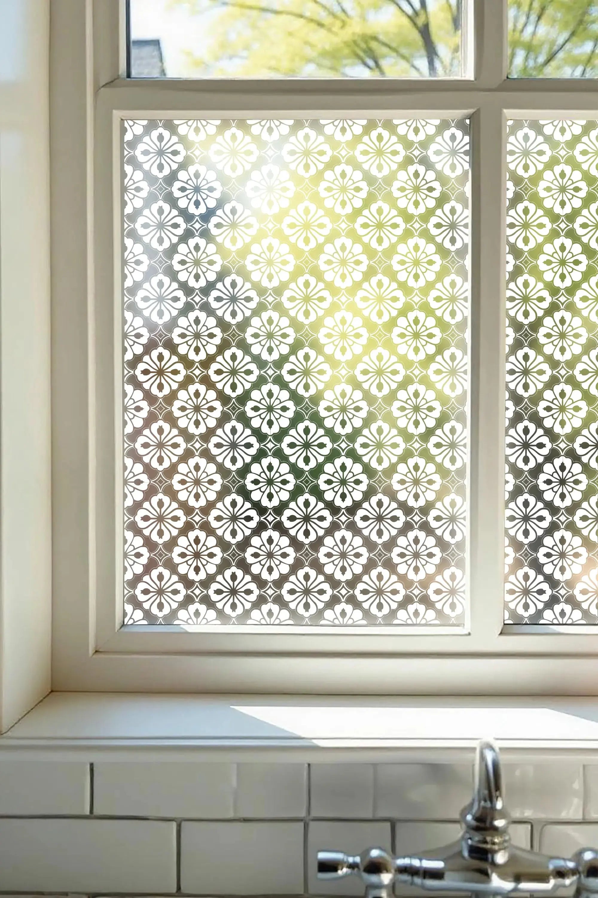 Cremenaga Patterned Frosted Privacy Window Film Creative Windows