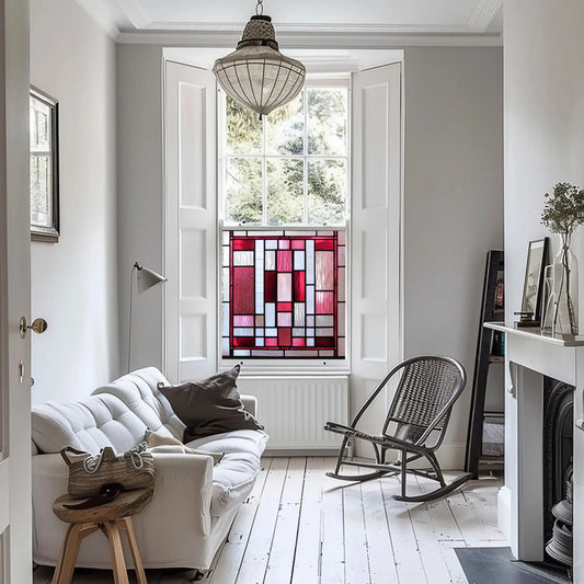Ozieri Stained Glass Window Film - Transform Your Space Creative Windows
