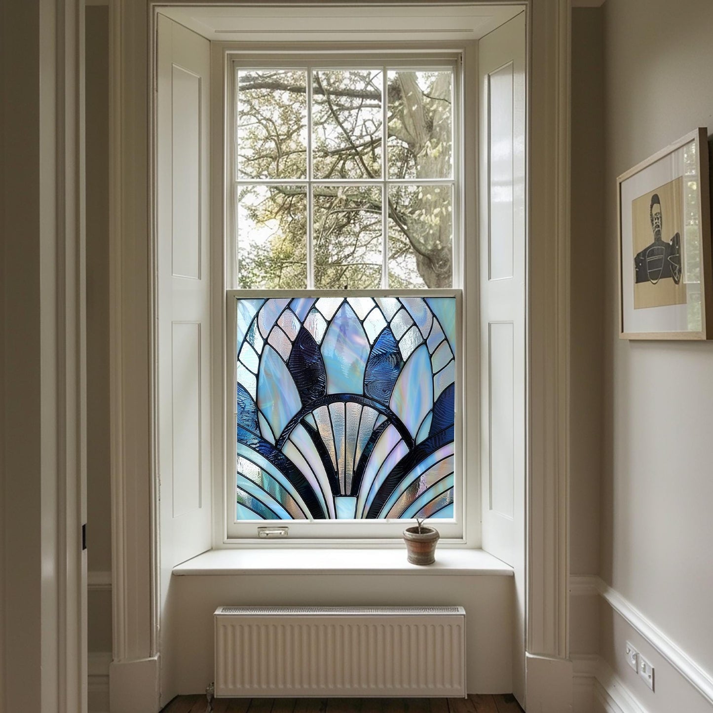 Art Deco Window Film, Privacy Window Film, Window Film, Decorative Window Film, Patterned Window Film, Coloured Window Film, Stained Glass Creative Windows