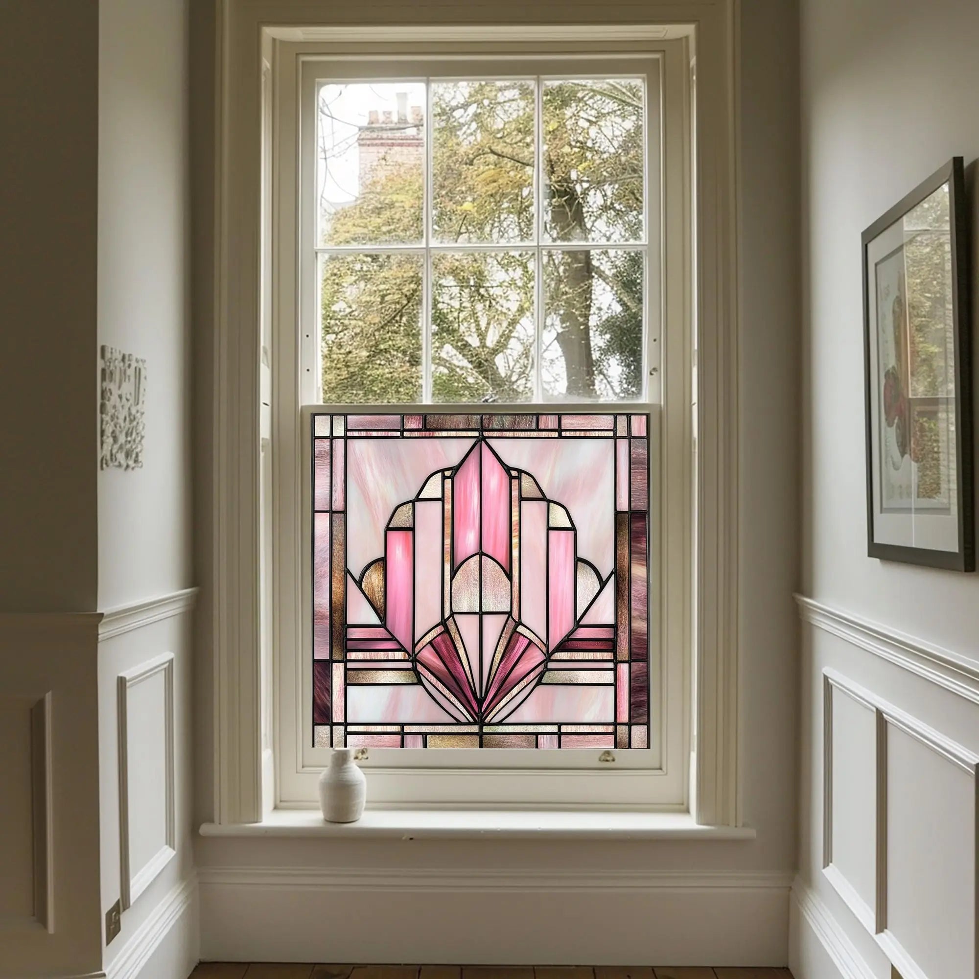 Selegas Privacy Stained Glass Window Film Creative Windows