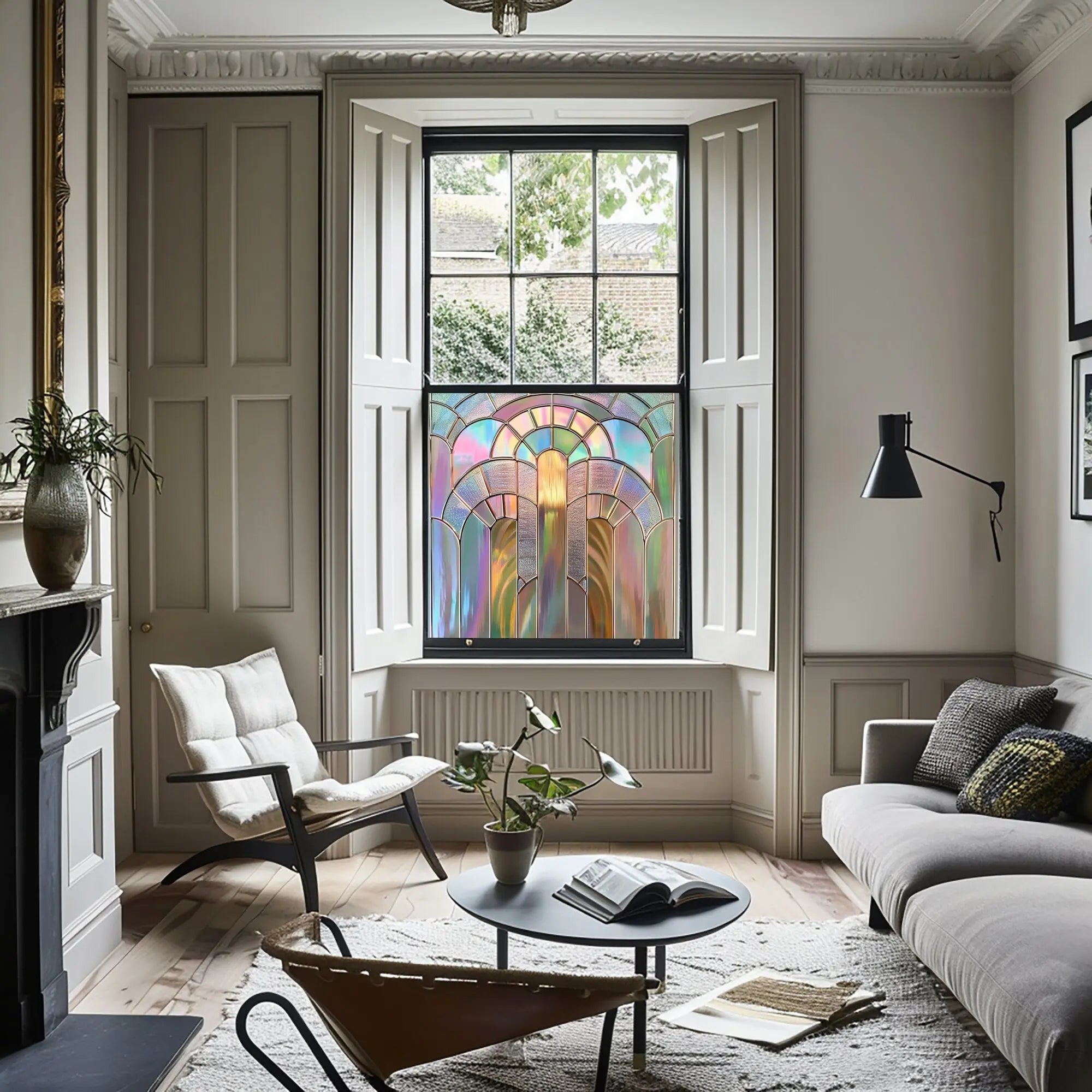 Vignanello Art Deco Stained Glass Window Film Creative Windows