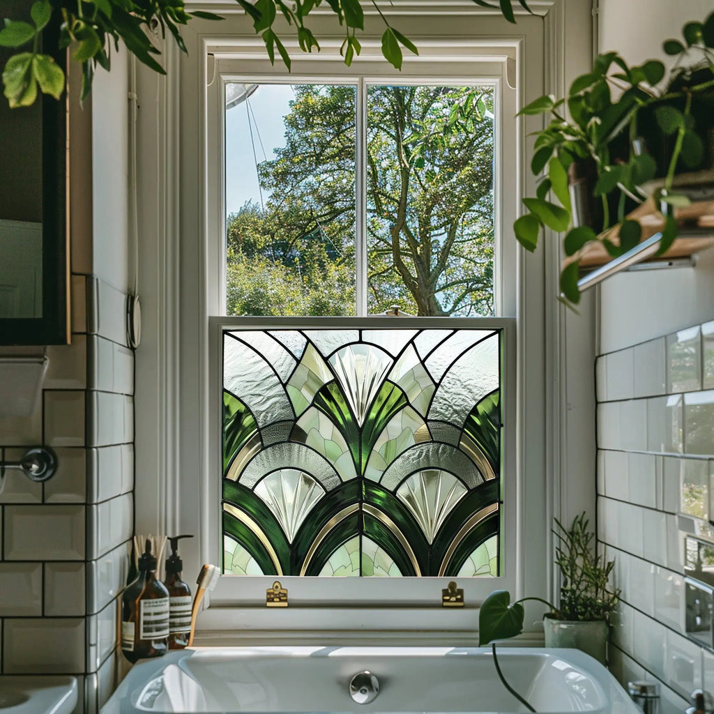 Vignate Art Deco Stained Glass Window Film Creative Windows