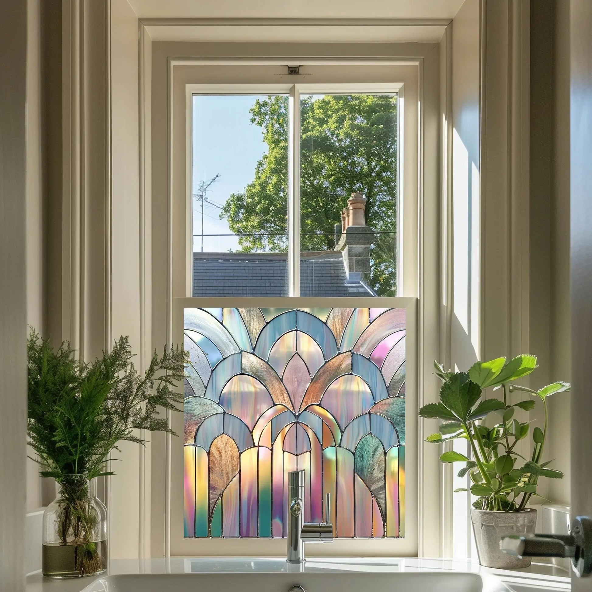 Laives Privacy Stained Glass Window Film Creative Windows