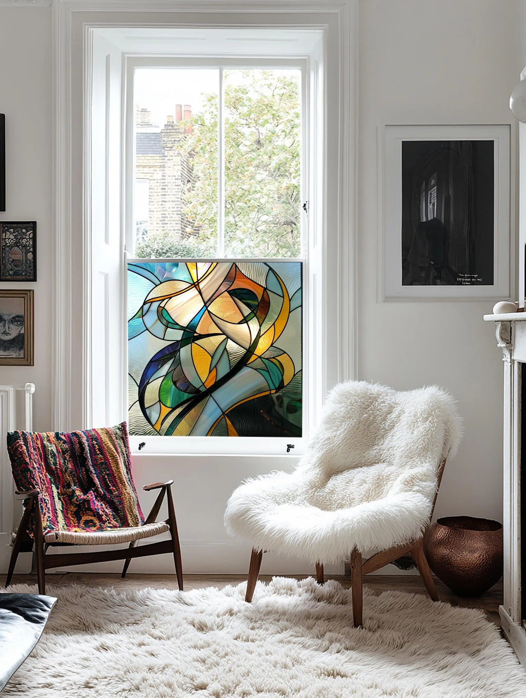 Aversa Stained Glass Privacy Window Film Creative Windows