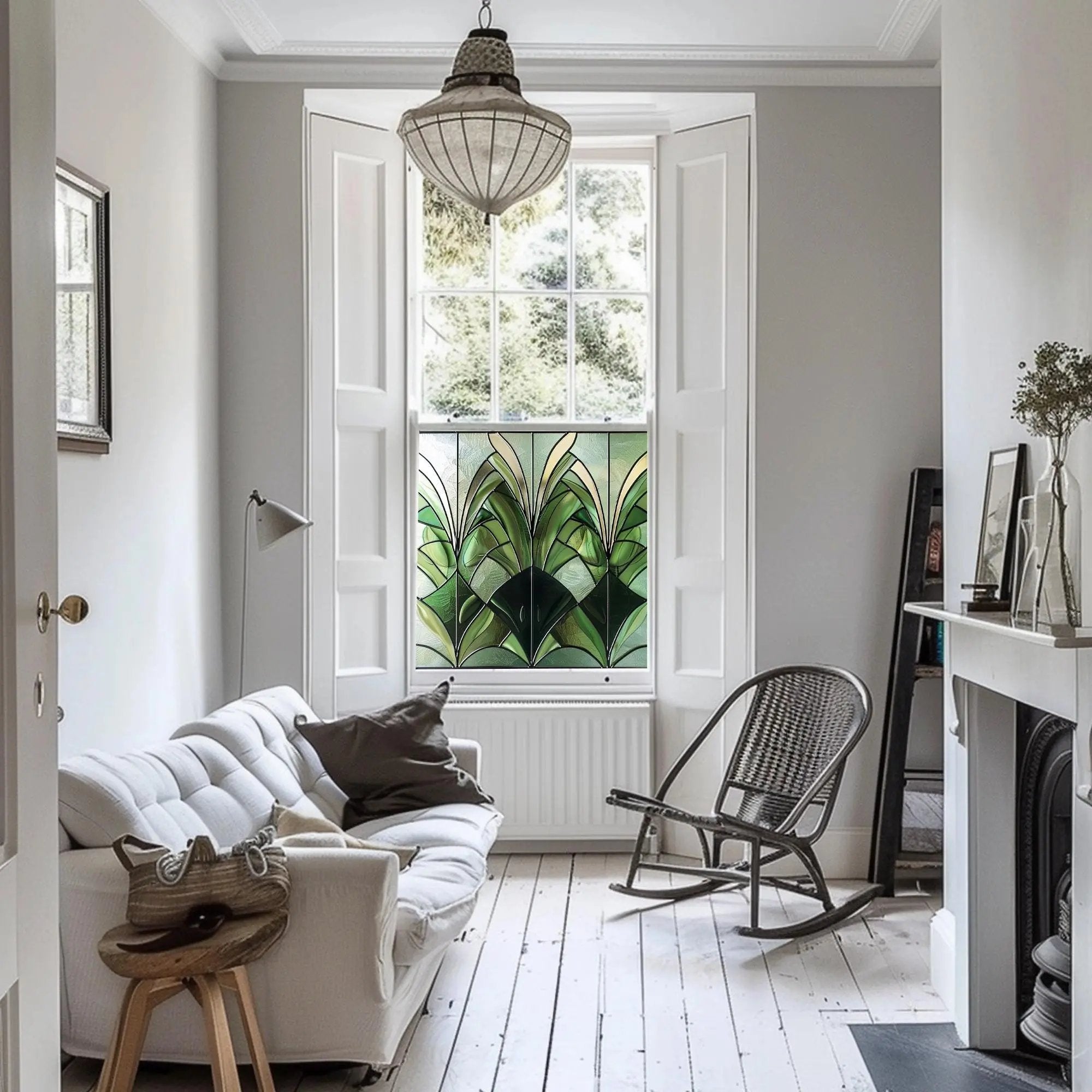 Arsita Stained Glass Privacy Window Film Creative Windows