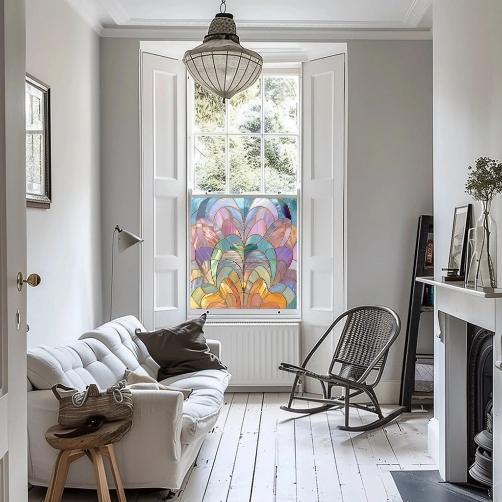 Tuscania Stained Glass Privacy Window Film Creative Windows