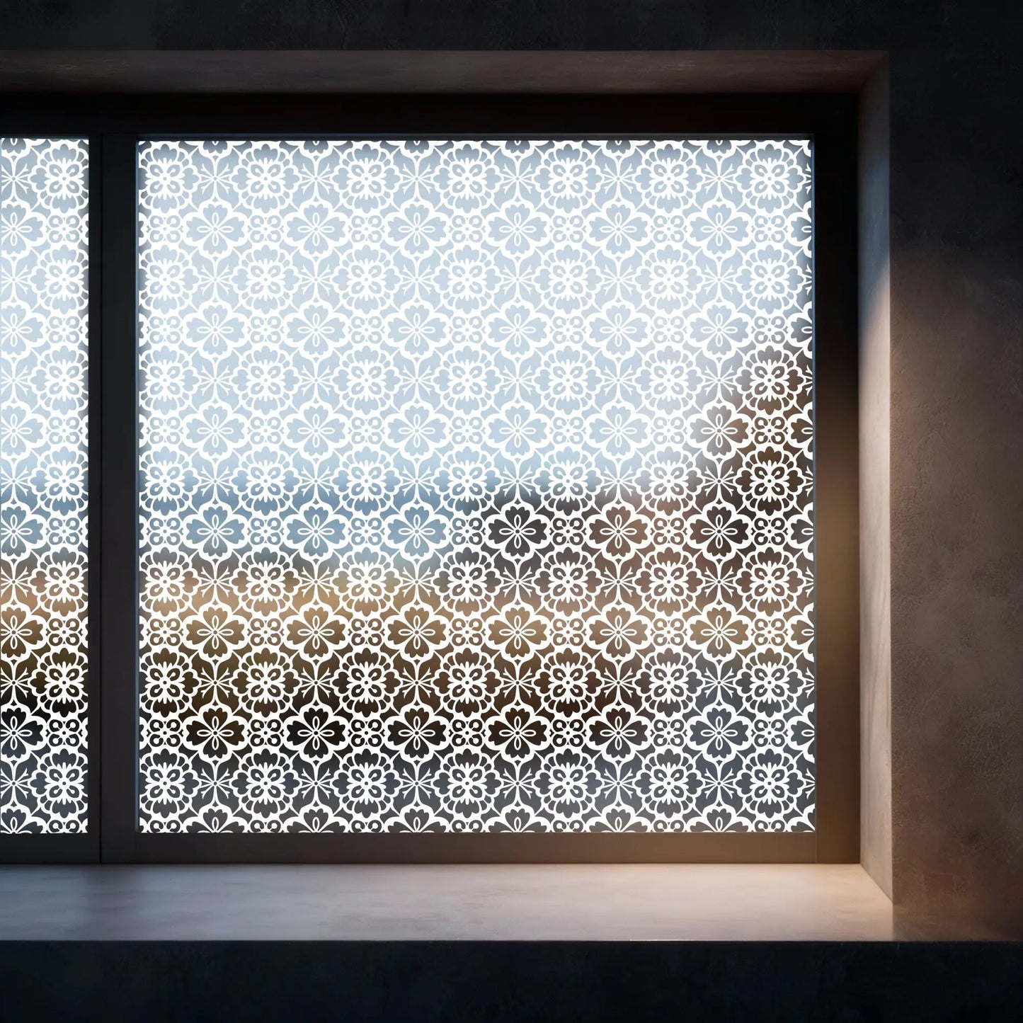 Cozzo Frosted Patterned Privacy Window Film Creative Windows