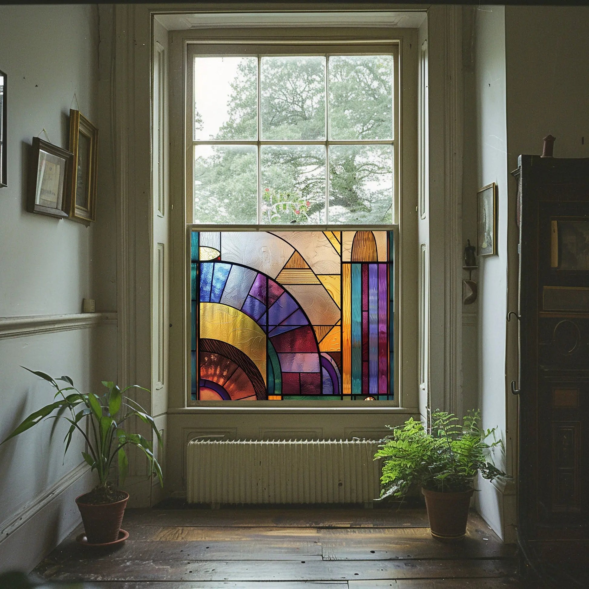 Stained Glass Window Film