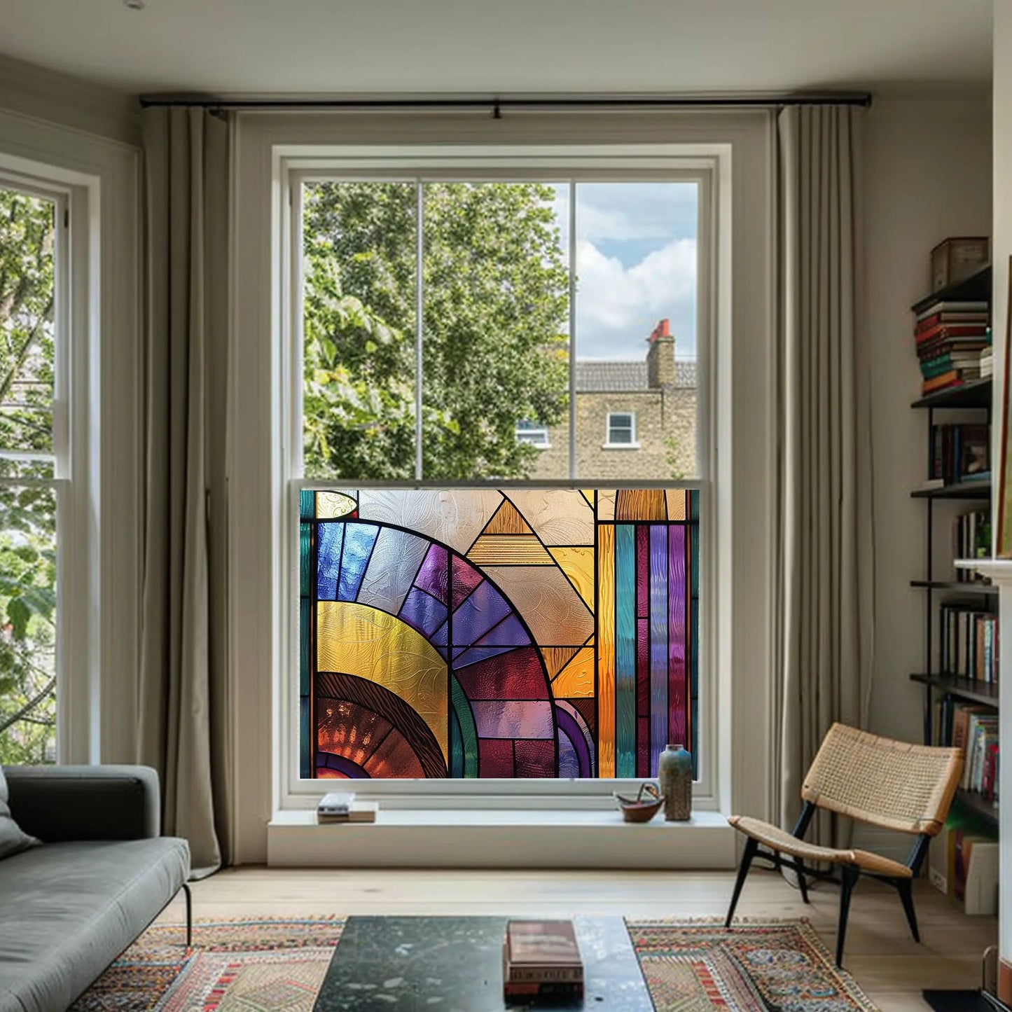 Stained Glass Window Film