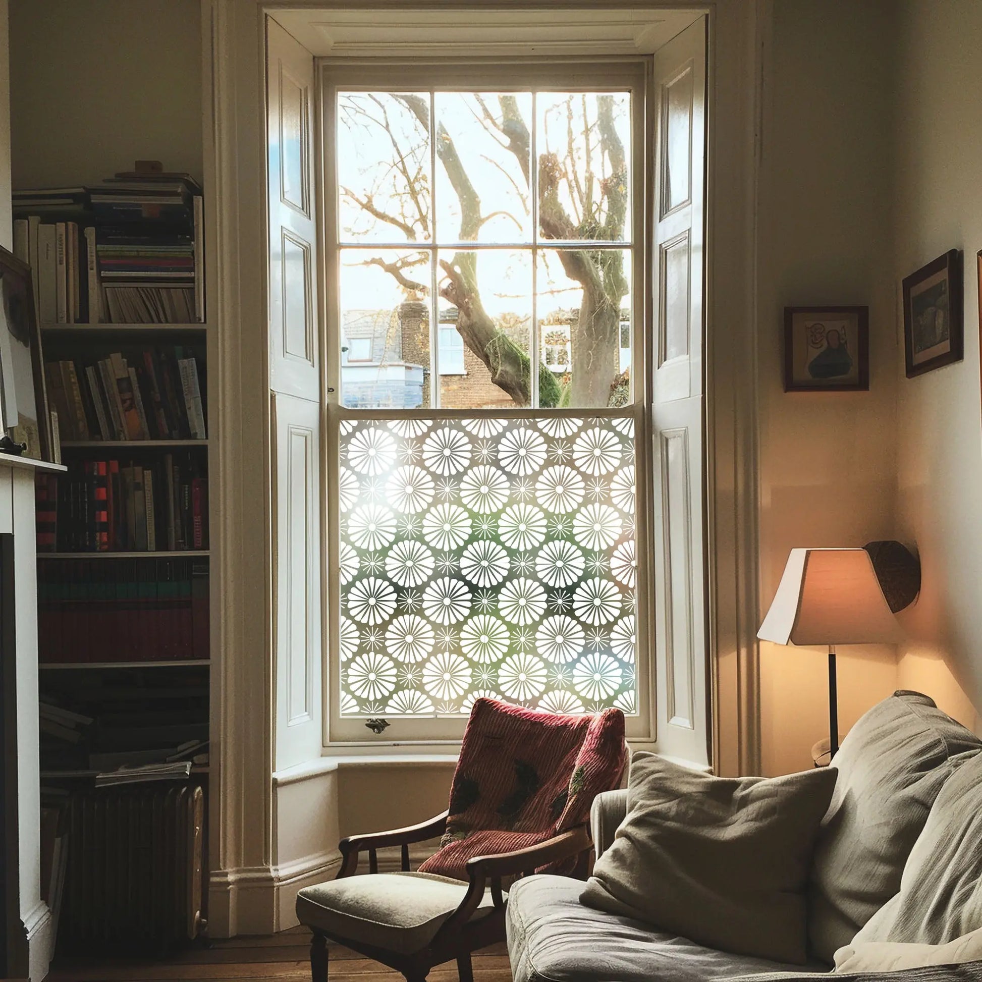 Portici Frosted Patterned Window Film