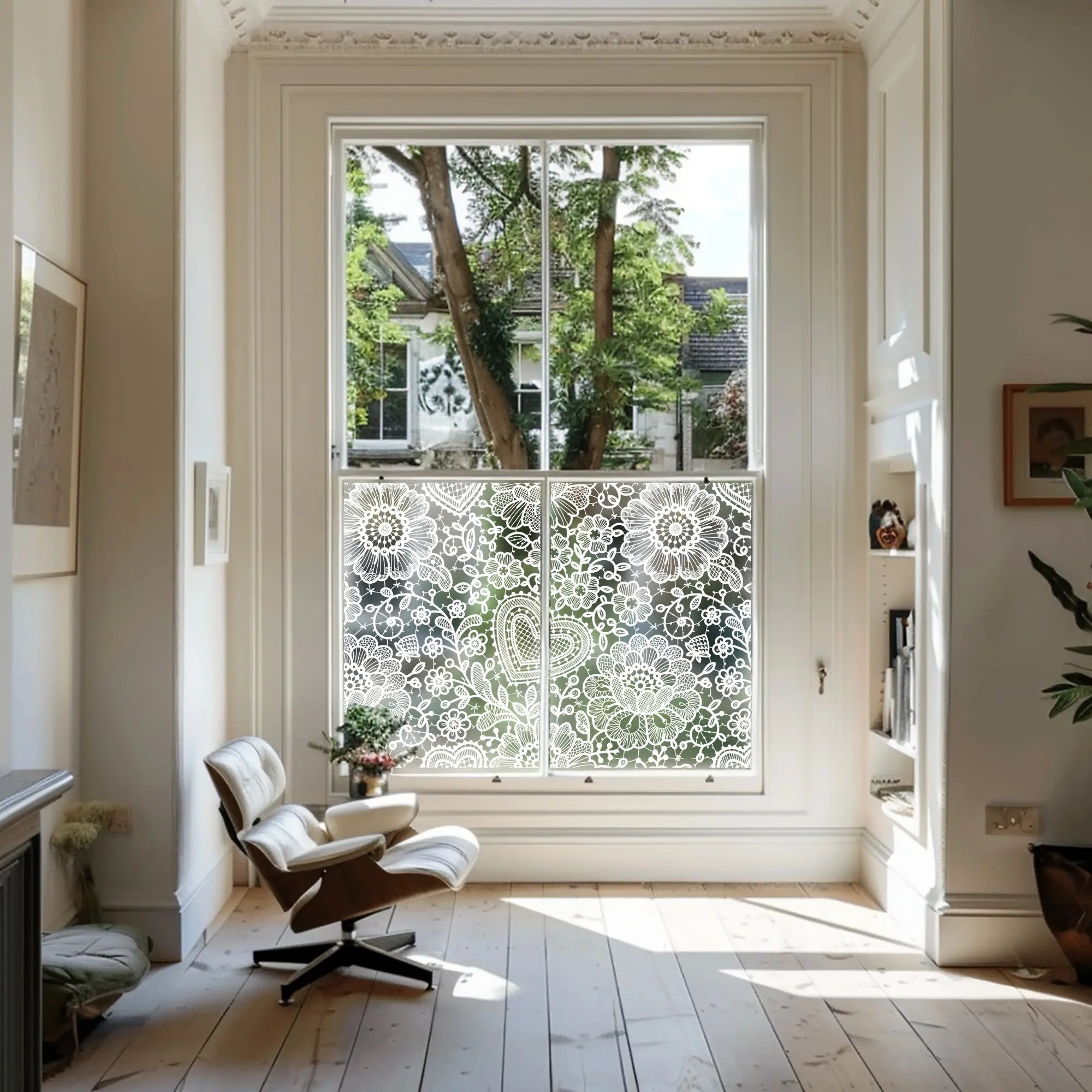 Jesi Floral Patterned Window Film