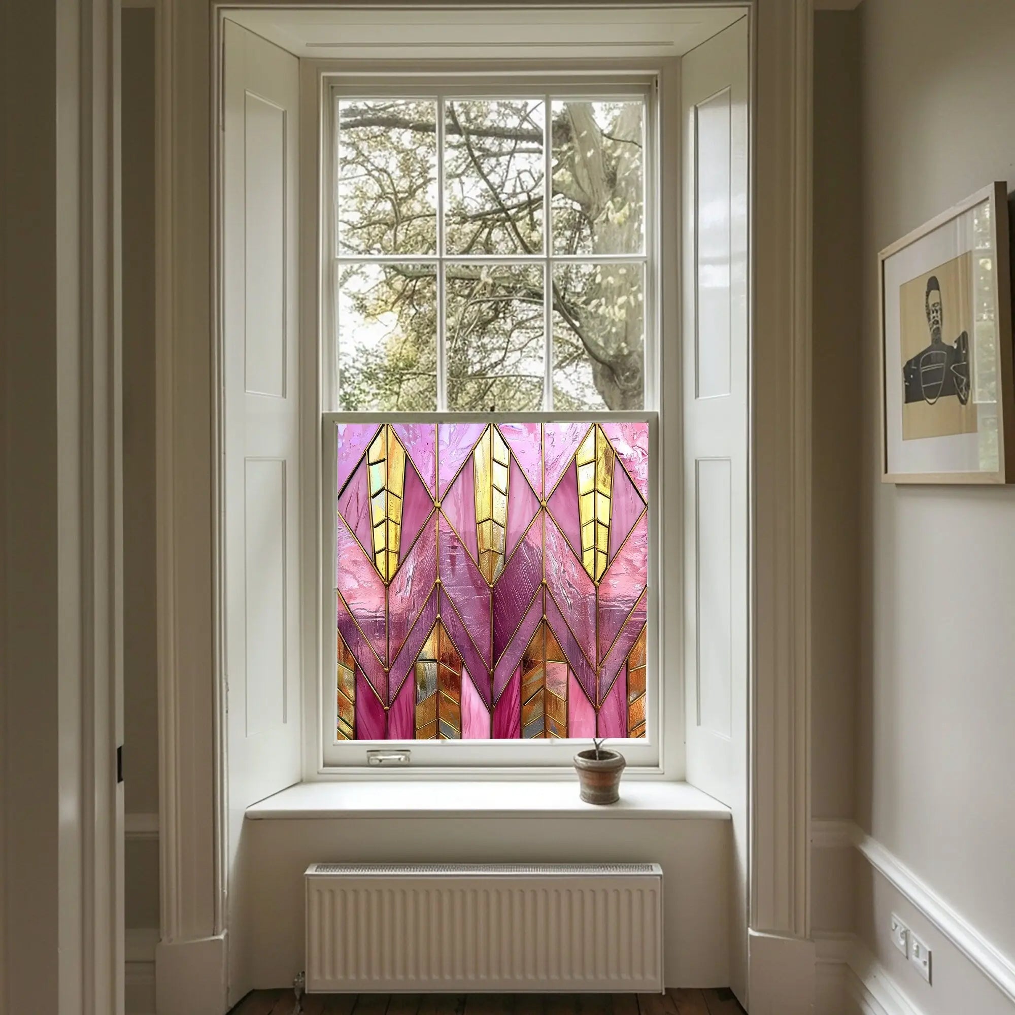 Vignolo Art Deco Stained Glass Window Film Creative Windows