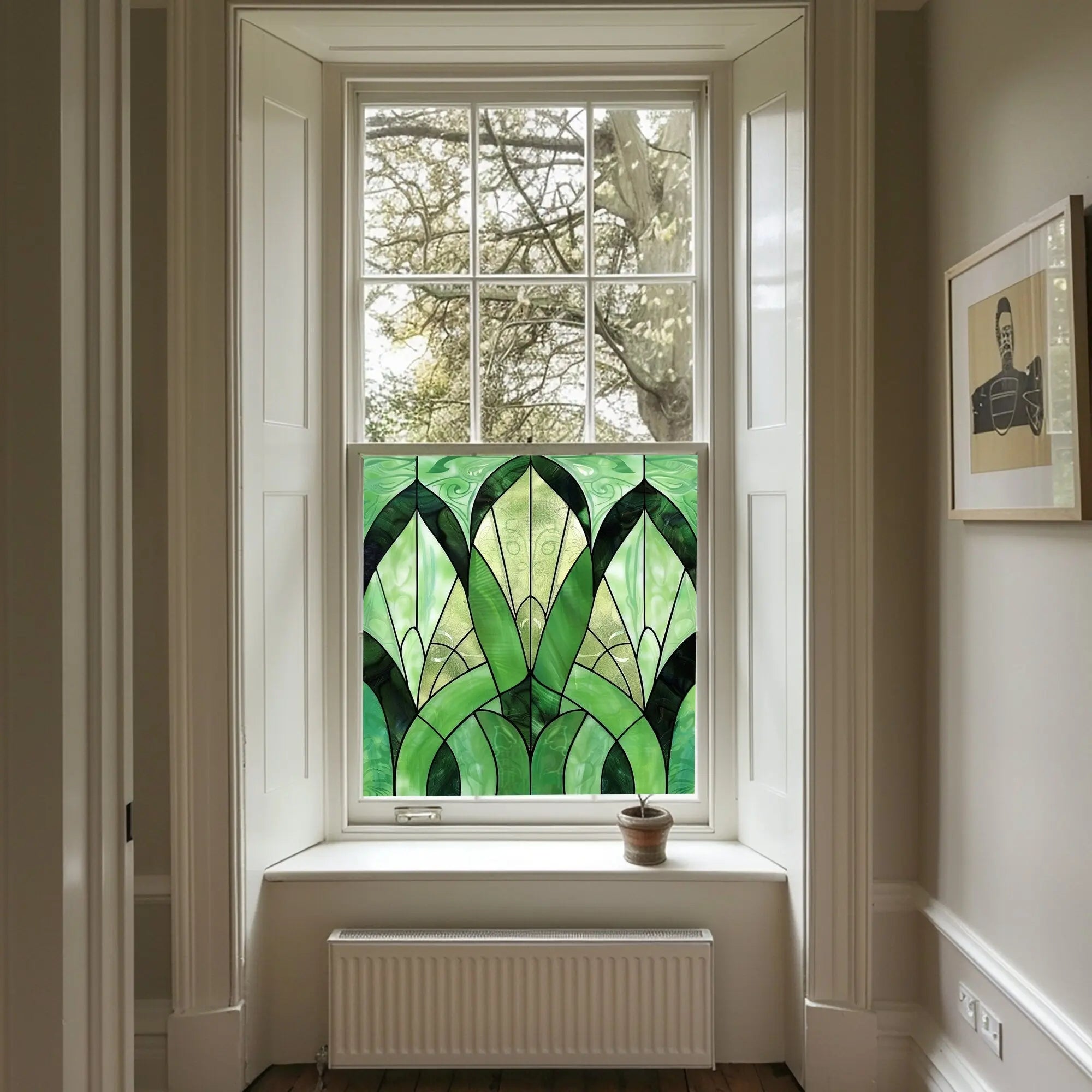 Vignone Art Deco Privacy Window Film Creative Windows