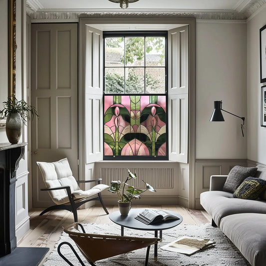 Luzzara Privacy Stained Glass Window Film Creative Windows