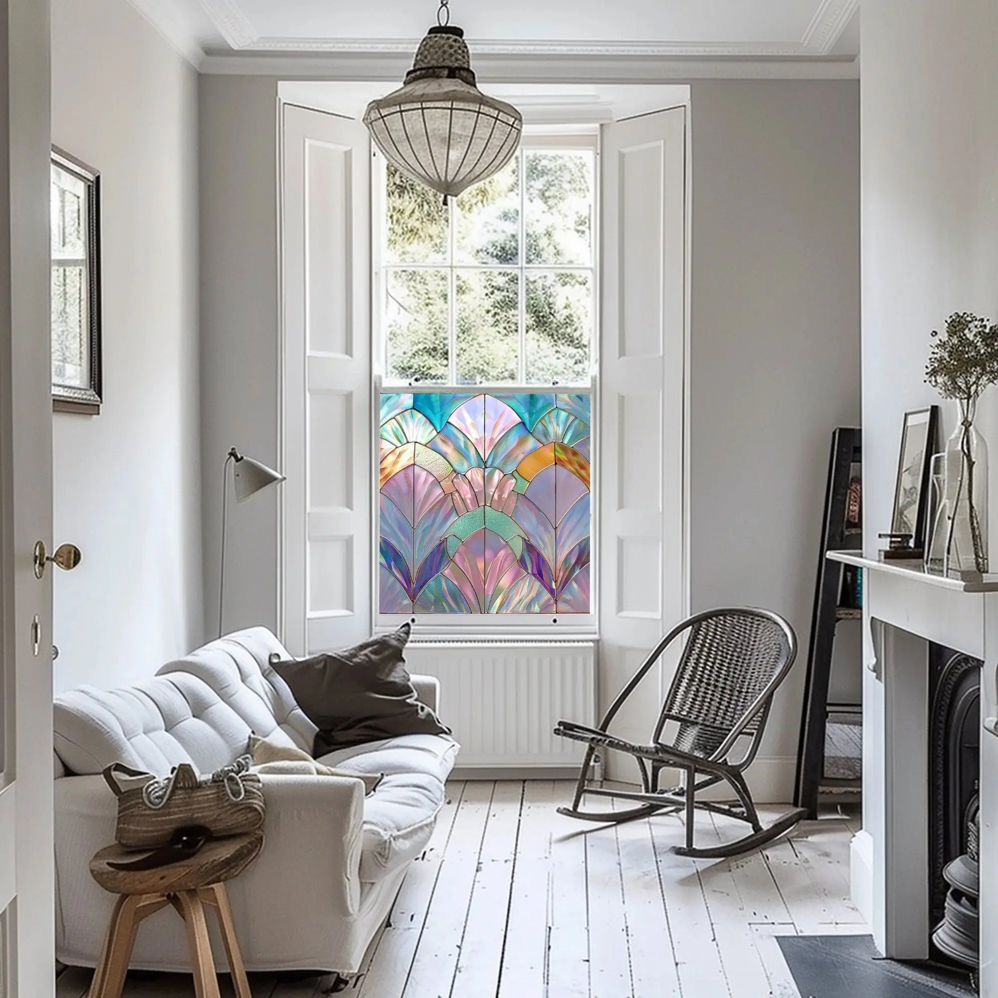 Putignano Art Deco Stained Glass Window Film Creative Windows