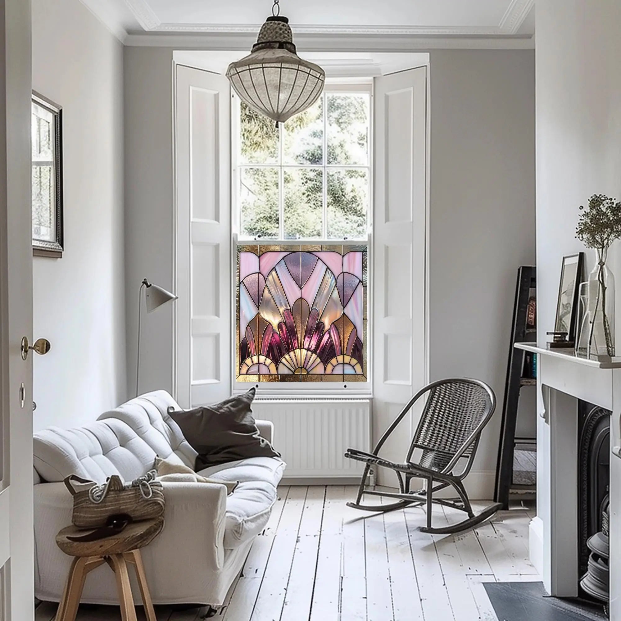 Isso Stained Glass Privacy Window Film Creative Windows