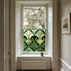 Seriate Green Stained Glass Window Film Creative Windows
