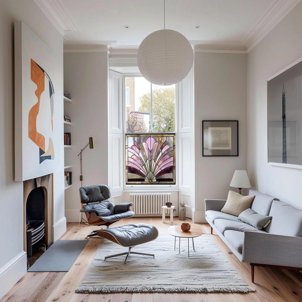 Lusia Stained Glass Privacy Window Film Creative Windows