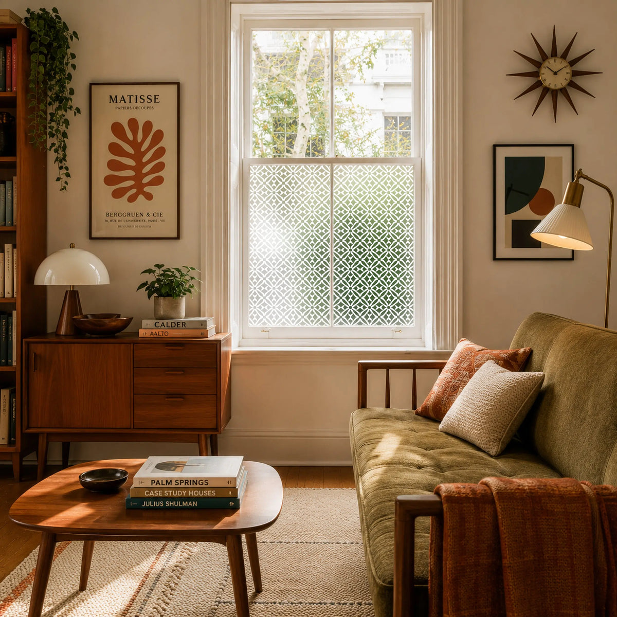 Privacy Window Film – Decorative Geometric Glass Film