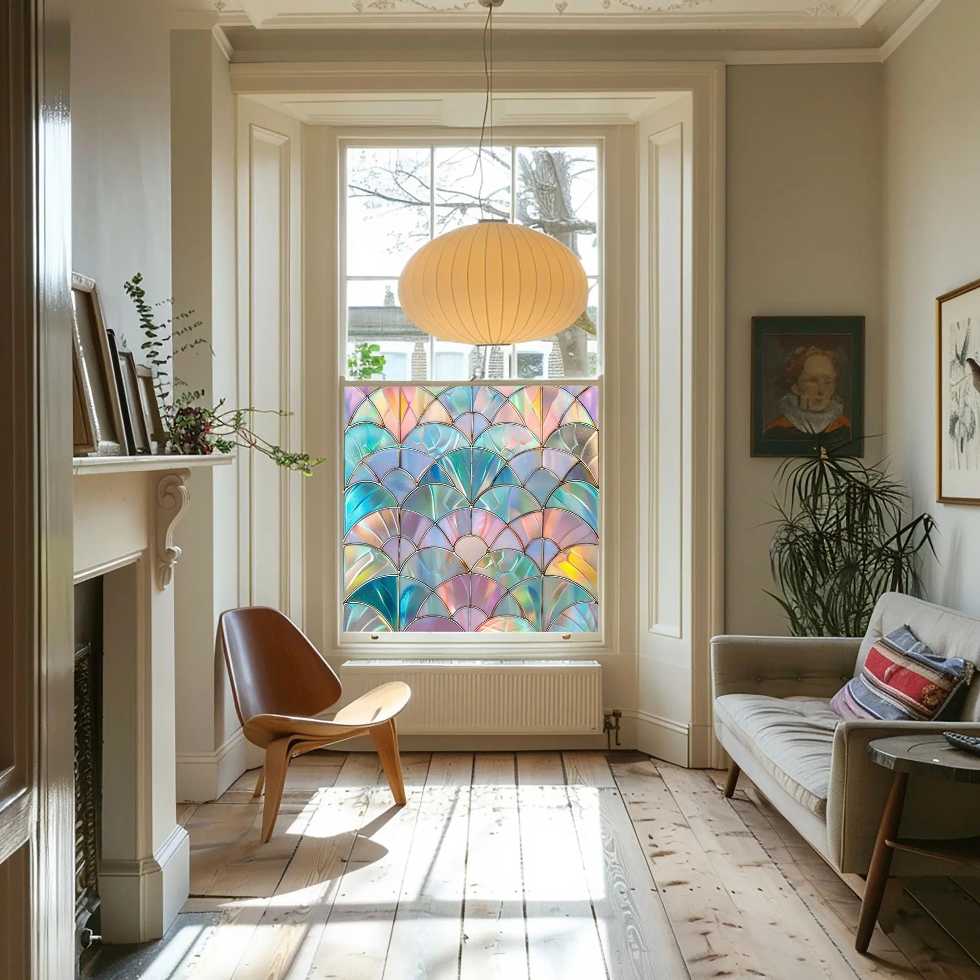 Abetone Stained Glass Privacy Window Film Creative Windows