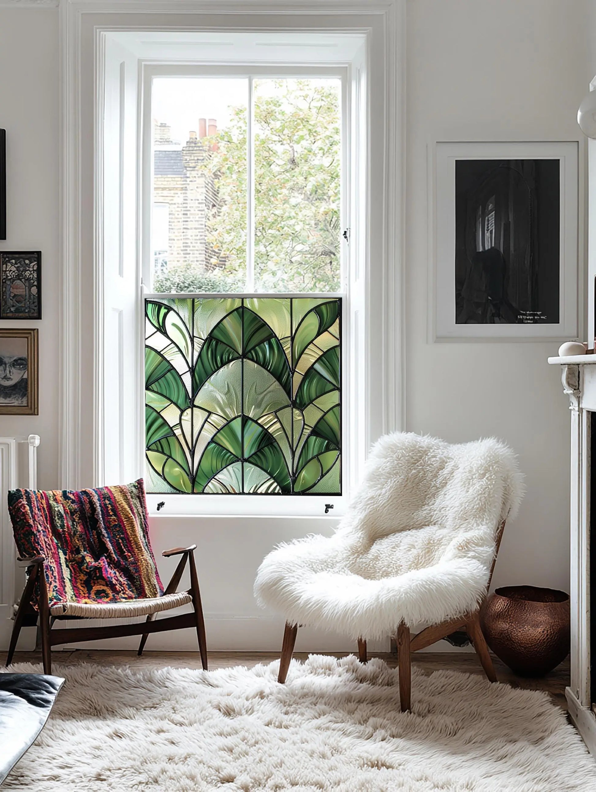 Ordona Privacy Stained Glass Window Film Creative Windows