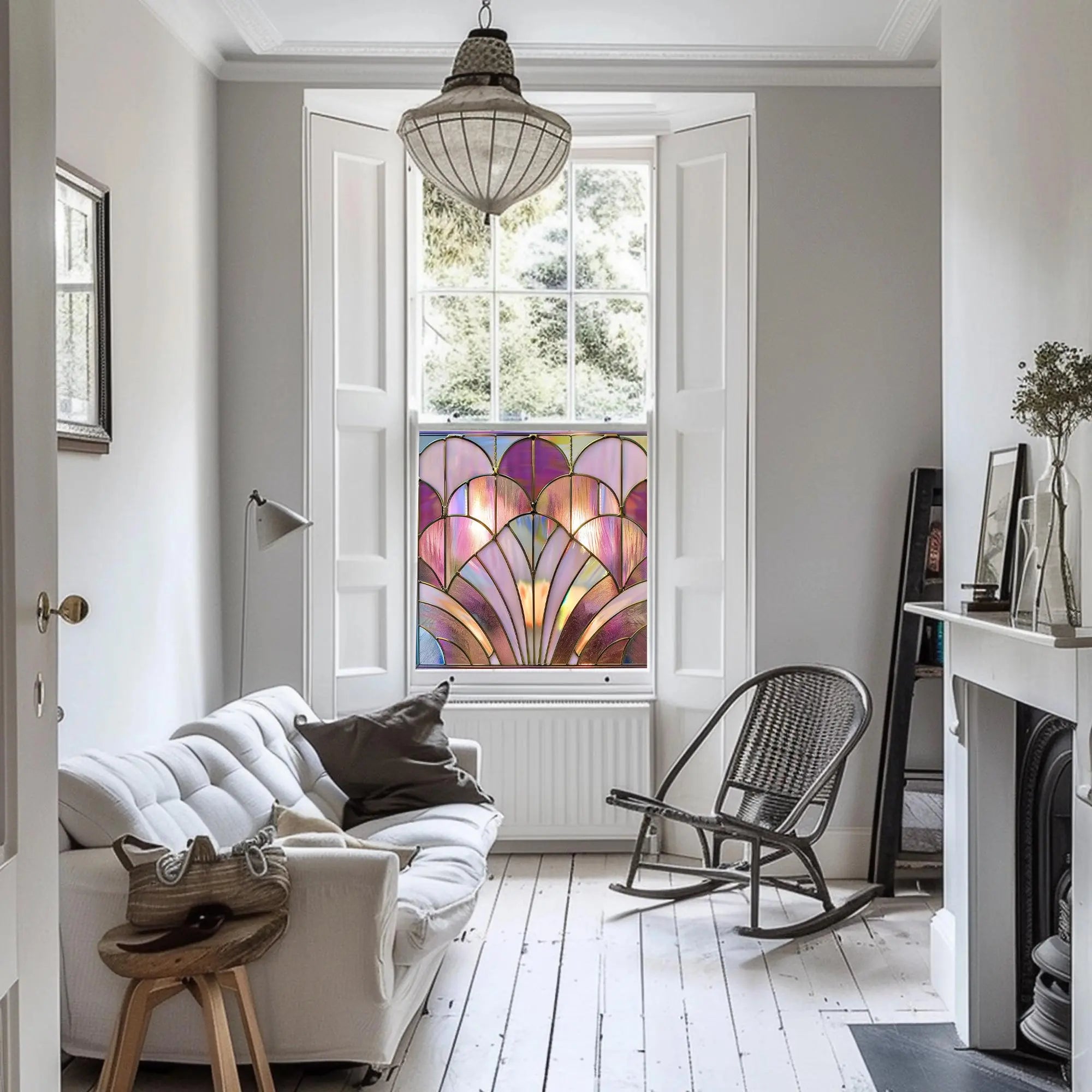 Lizzano Privacy Stained Glass Window Film Creative Windows