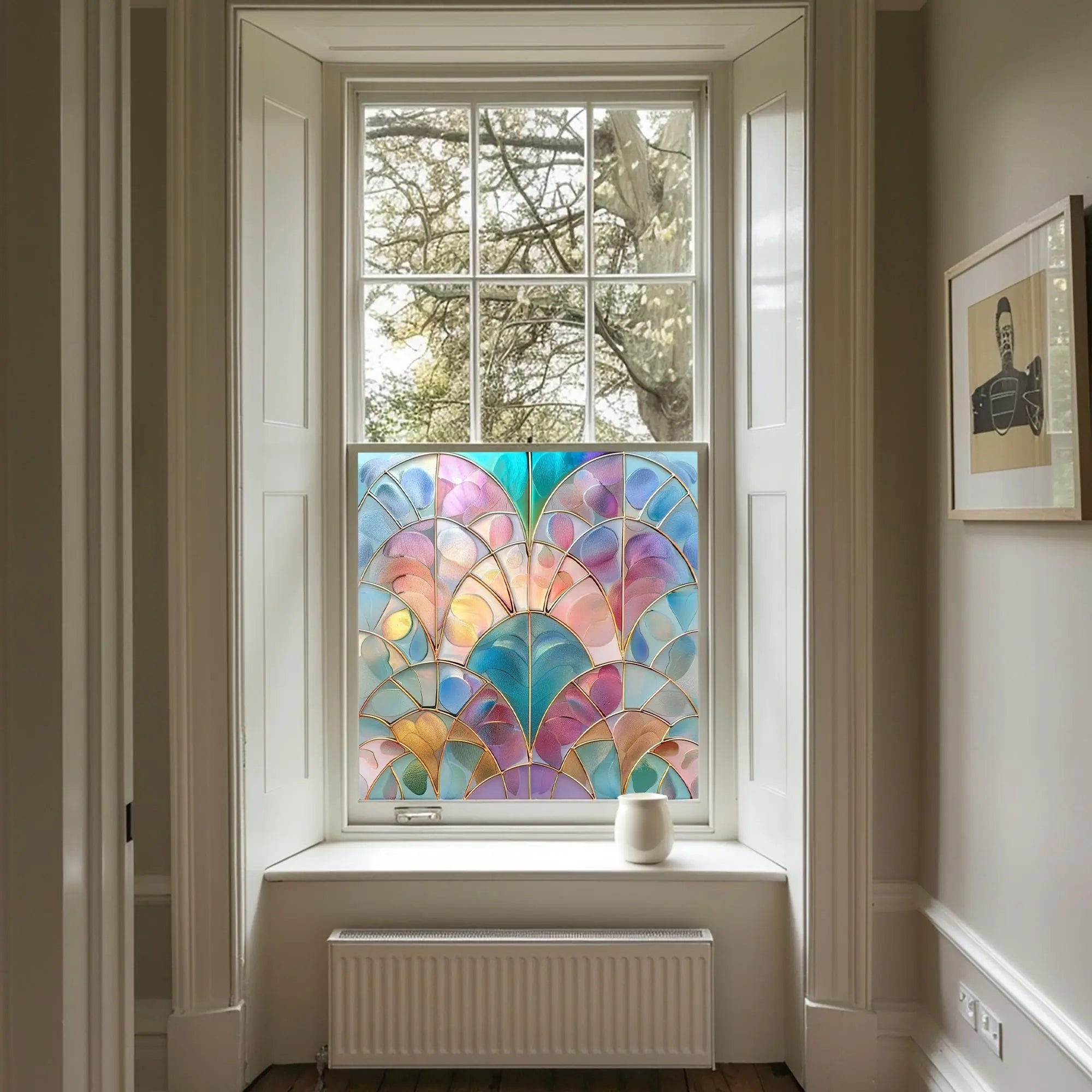 Anzi Stained Glass Privacy Window Film Creative Windows