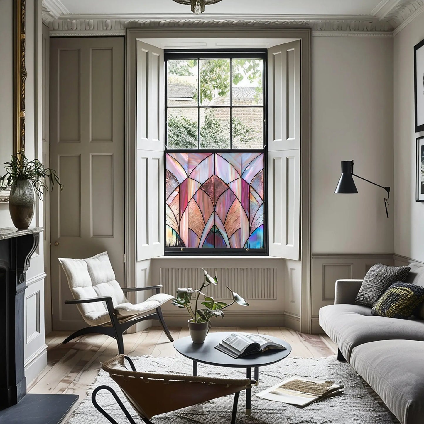Aquino Stained Glass Privacy Window Film Creative Windows