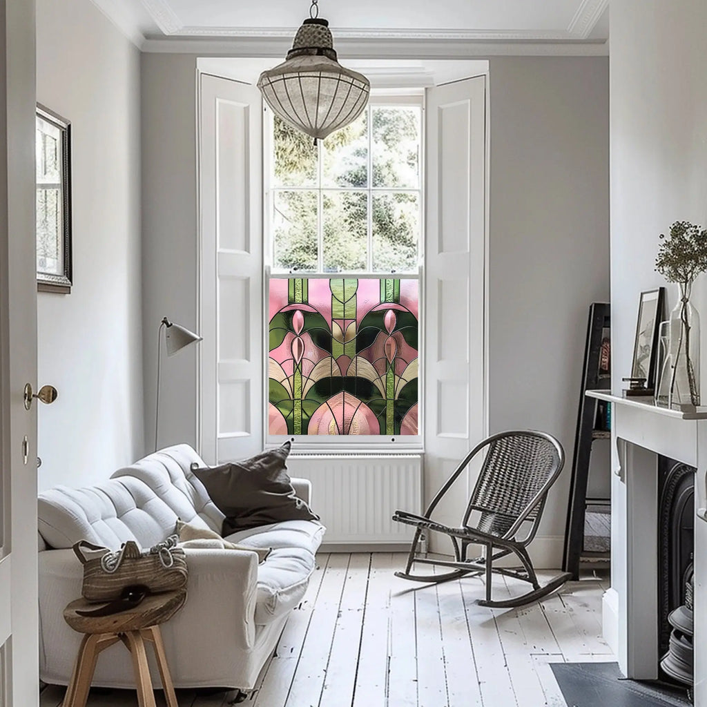 Luzzara Privacy Stained Glass Window Film Creative Windows