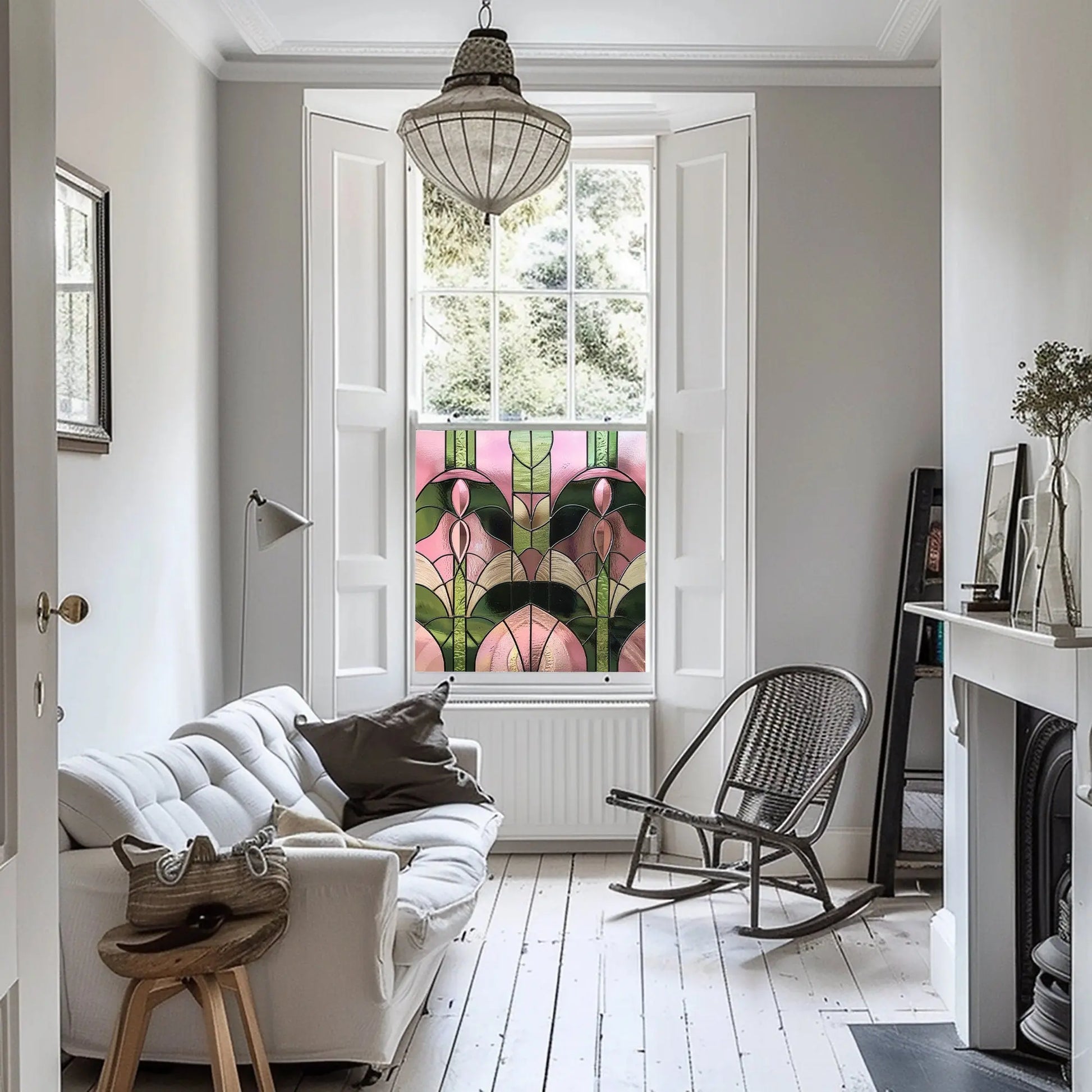 Luzzara Privacy Stained Glass Window Film Creative Windows