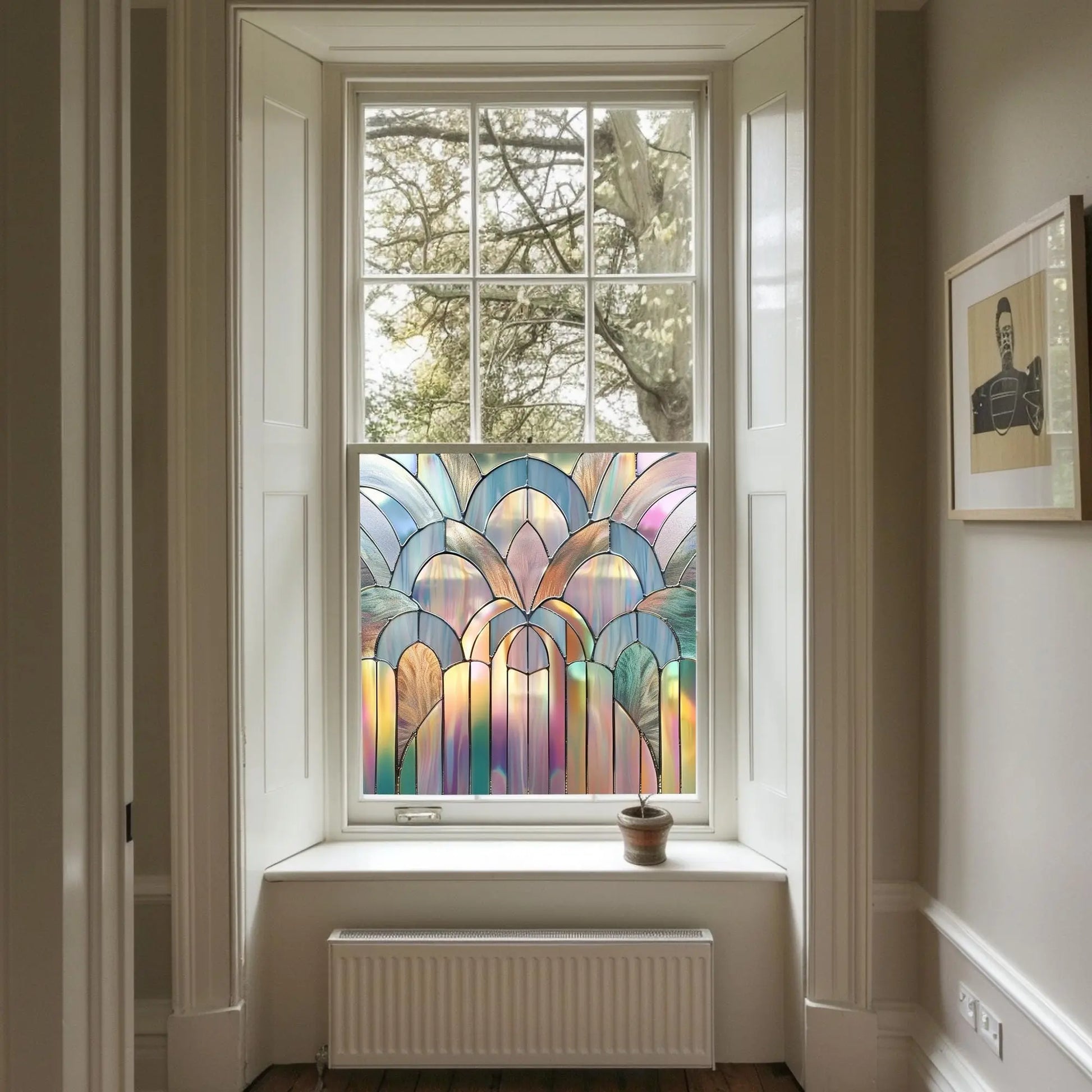 Laives Privacy Stained Glass Window Film Creative Windows