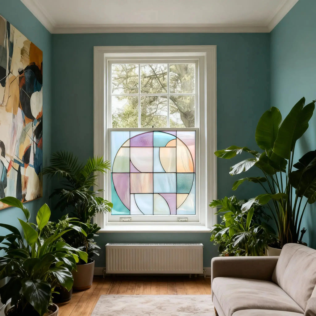 Cornaredo Stained Glass Privacy Window Film Creative Windows