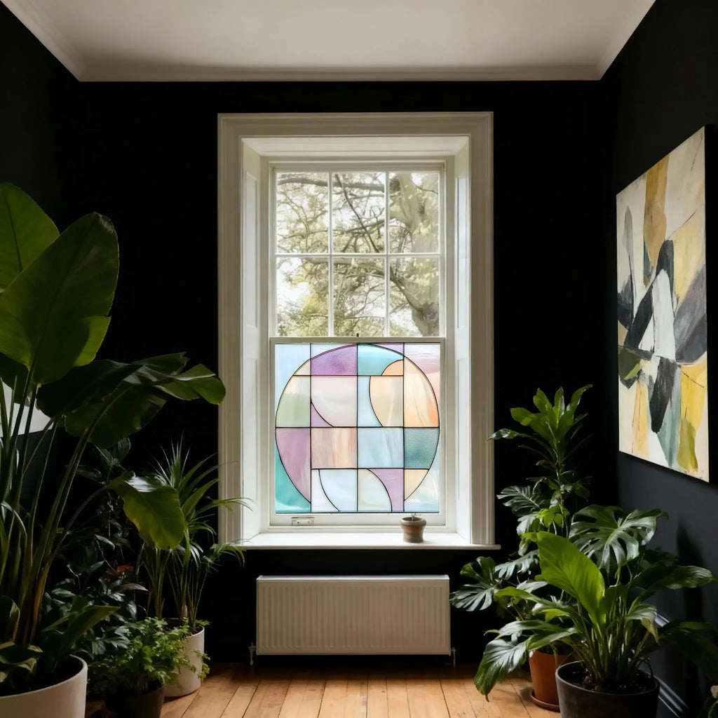 Cornaredo Stained Glass Privacy Window Film Creative Windows