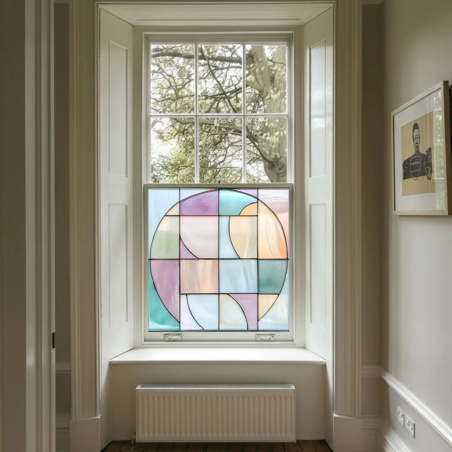 Cornaredo Stained Glass Privacy Window Film Creative Windows