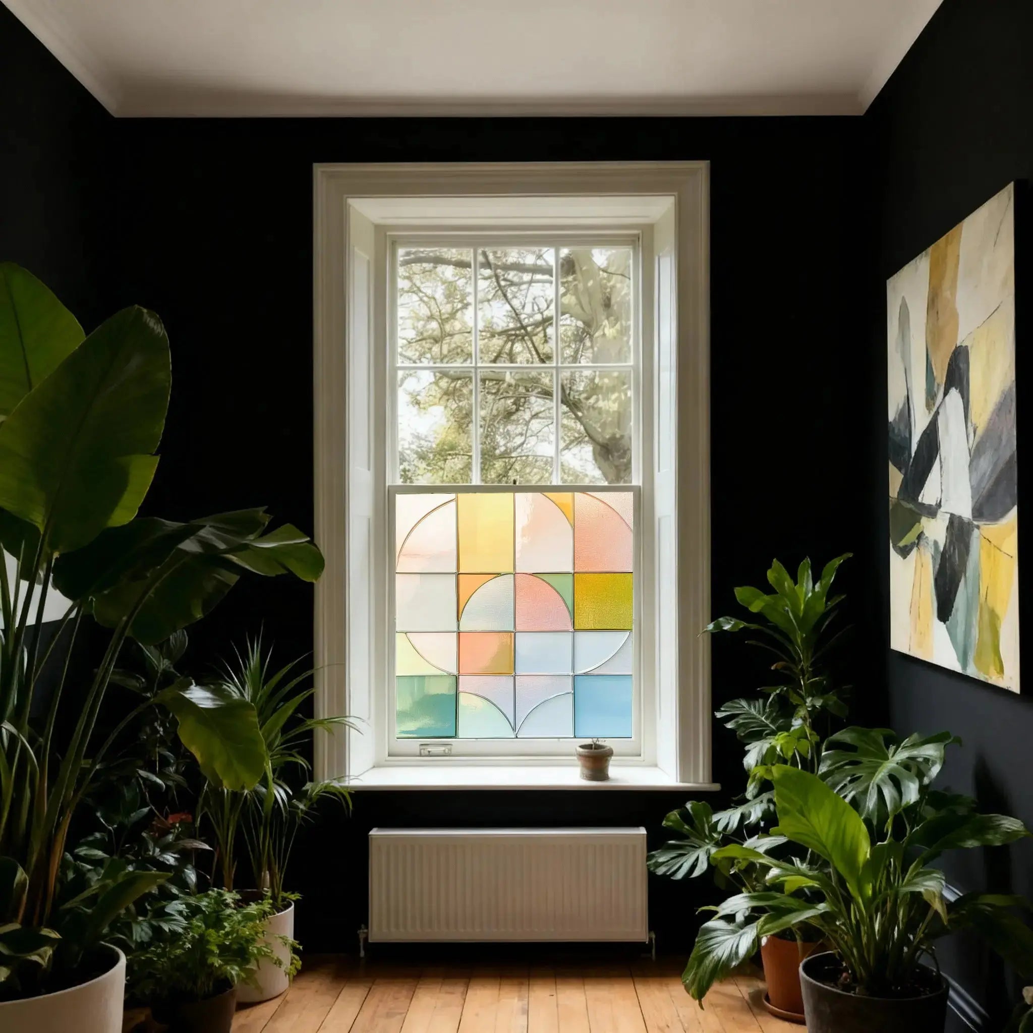 Corniglio Stained Glass Privacy Window Film Creative Windows