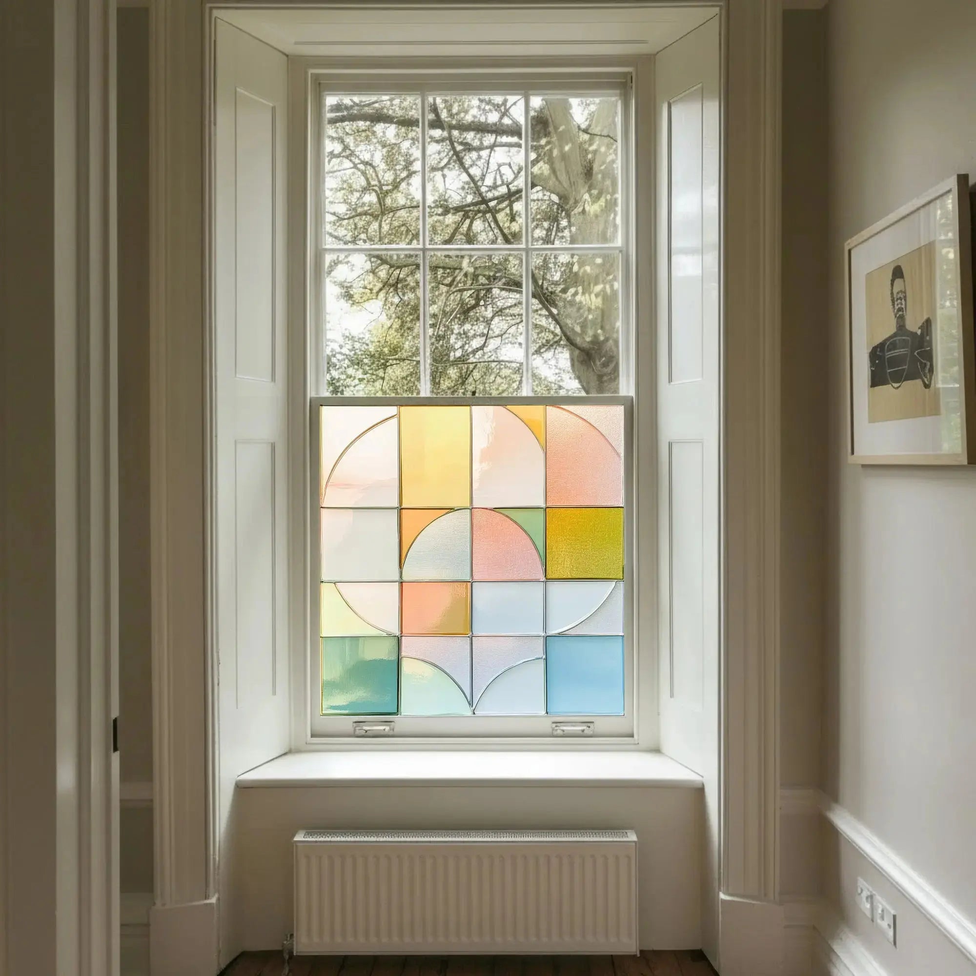 Corniglio Stained Glass Privacy Window Film Creative Windows