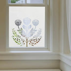 Corrido Frosted Privacy Cut Out Floral Window Film Creative Windows