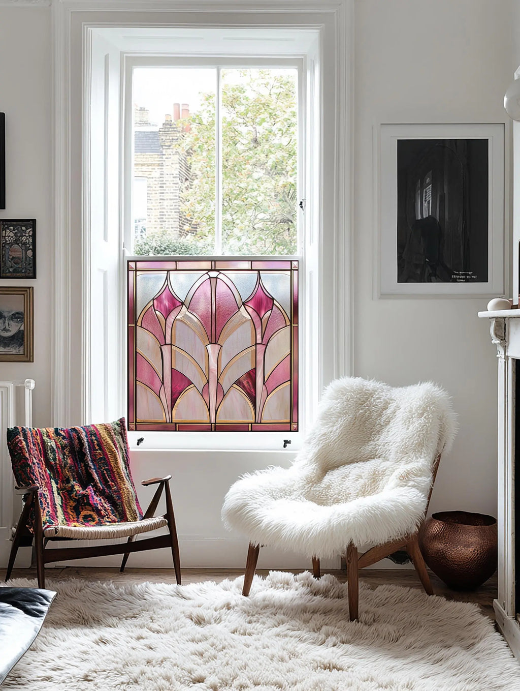 Locana Stained Glass Privacy Window Film Creative Windows