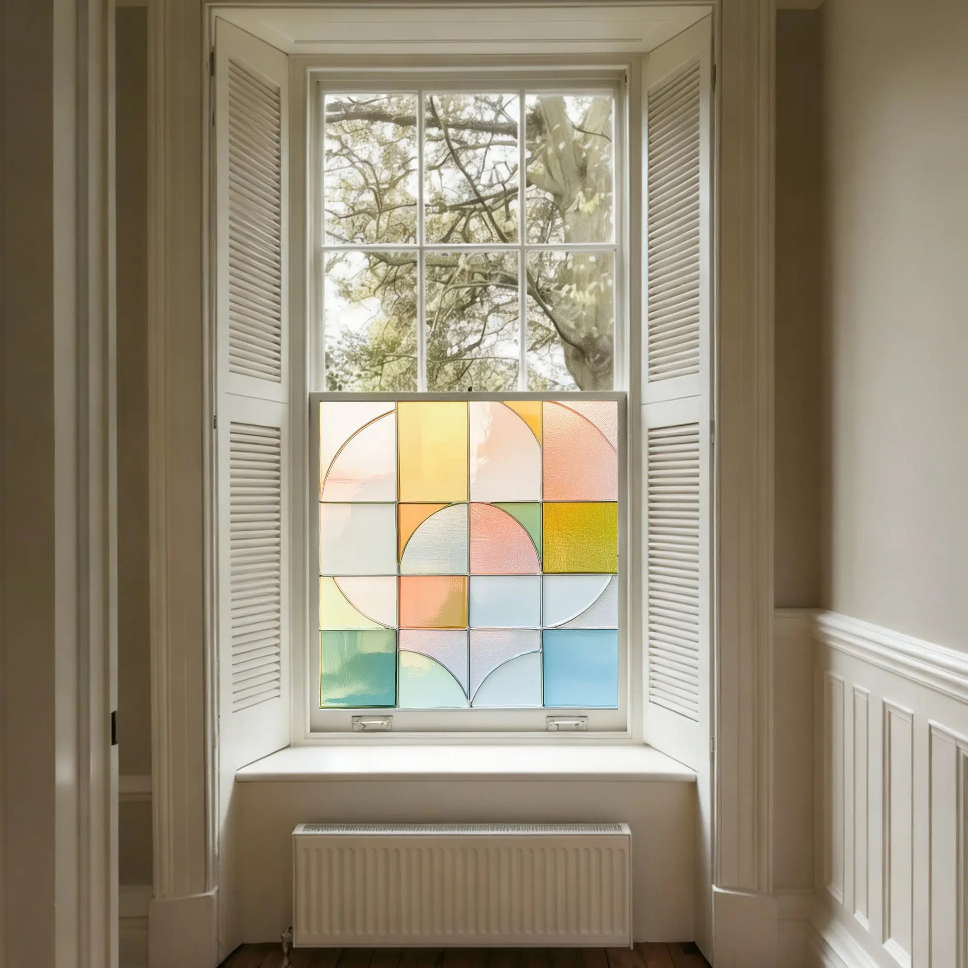 Corniglio Stained Glass Privacy Window Film Creative Windows