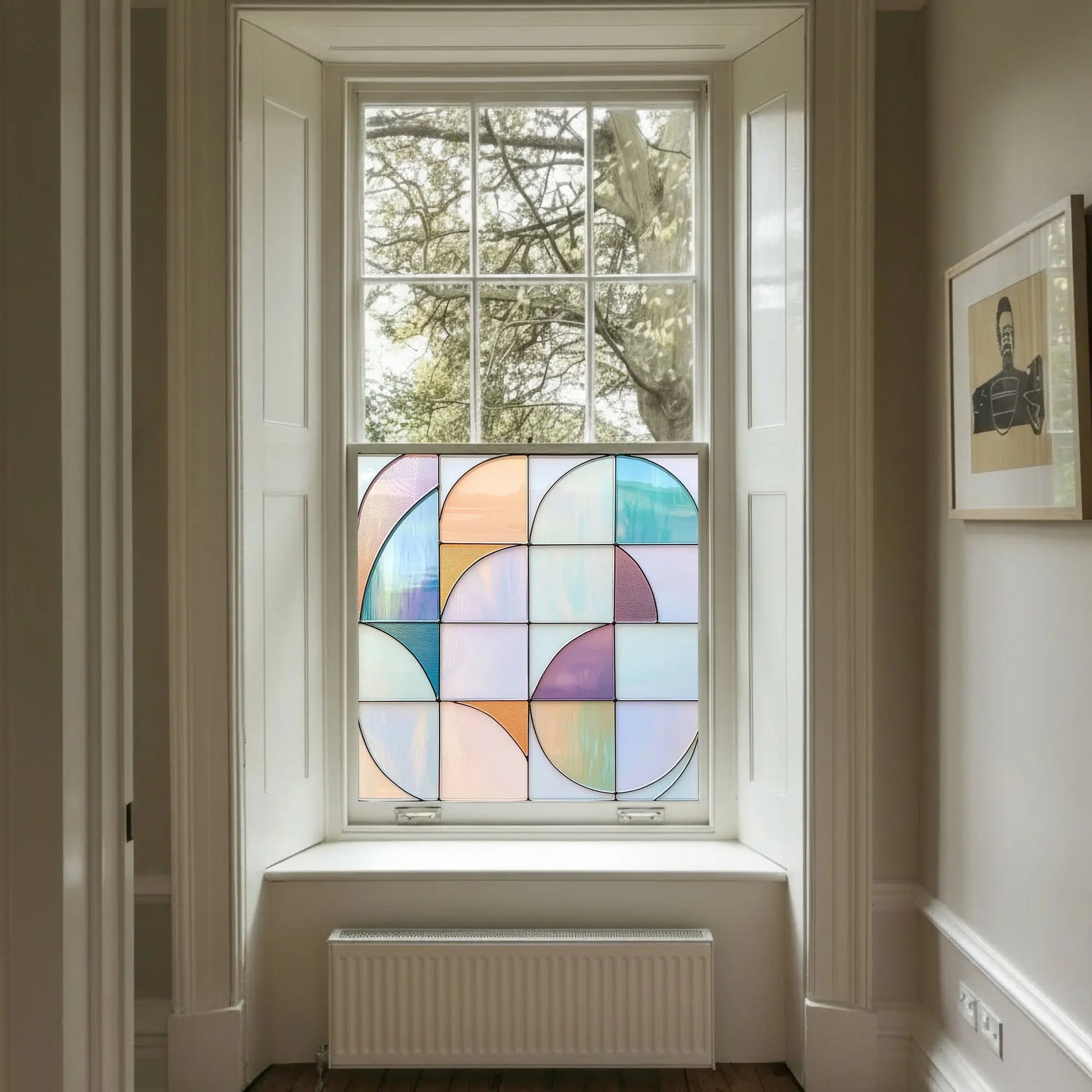 Correzzana Stained Glass Privacy Window Film Creative Windows