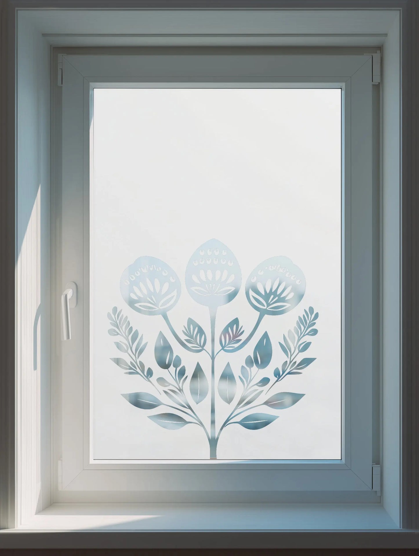 Corropoli Contemporary Cut Out Frosted Window Film Creative Windows